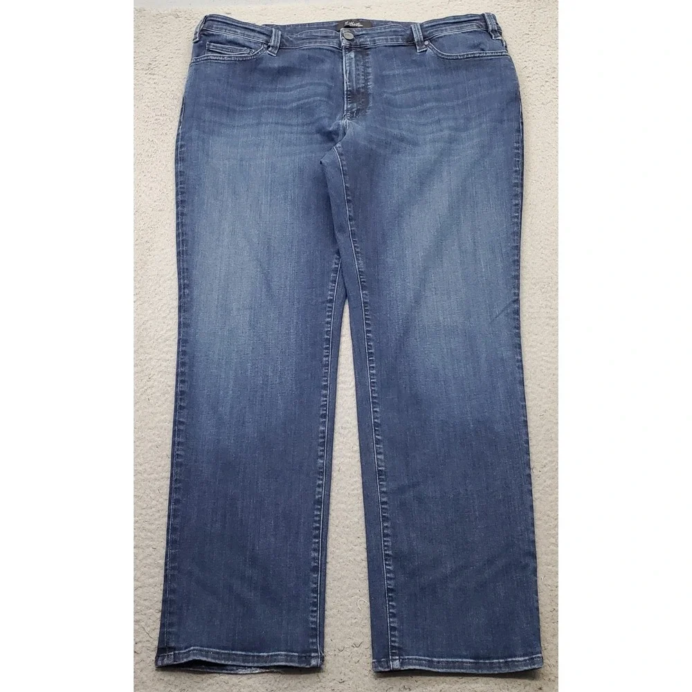 34 Heritage Jeans Men 46/32 Blue Stretch Faded Americana Straight Leg Streetwear
